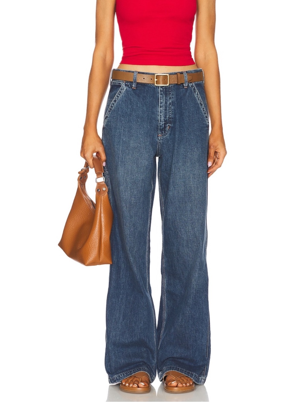 Denimist Teri Wide Leg Carpenter Jeans NEW Size 26